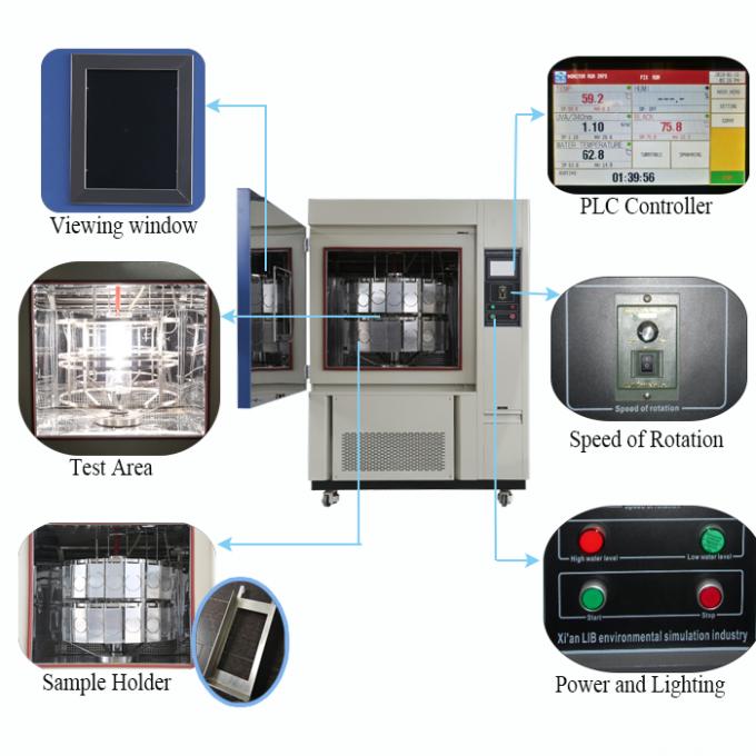 الشمس صن لايت زينون اختبار الغرفة Xenon قوس مصباح Iso17025 معايرة Ce الشمس صن لايت زينون اختبار الغرفة Xenon قوس مصباح Iso17025 معايرة Ce