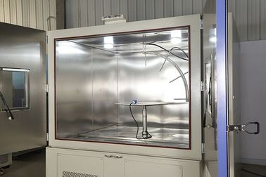 رذاذ الماء التلقائي اختبار الغرفة غرفة اختبار المطر 14L - 16L / Min معدل تدفق المياه